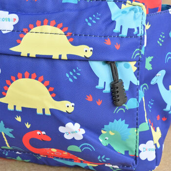 Personalised Kids Dinosaur Backpack, 2 of 6