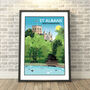 St Albans Cathedral, Hertfordshire Print, thumbnail 1 of 6