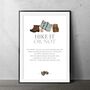 Hike It Or Not Witty, Fun Walking, Hiker's Art Print Gift Idea, thumbnail 2 of 2