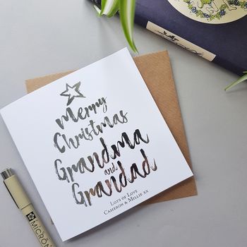 Christmas Card For Nanna And Grandad | Grandparents, 4 of 5