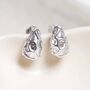 Sterling Silver Molten Drop Studs, thumbnail 1 of 5