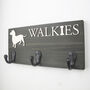 Personalised Walkie's Dog Name And Breed Dog Hook Sign, thumbnail 4 of 11
