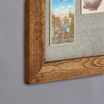 Old Wood Framed Pinboard Noticeboard B, 4 of 4