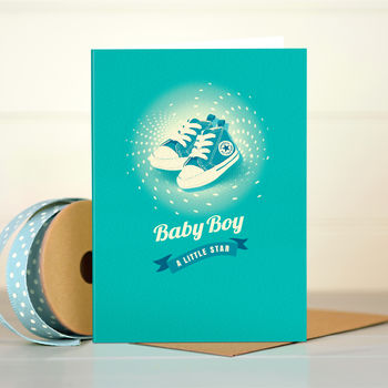 ‘All Star Baby’ Baby Boy Card, 3 of 5