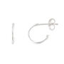 Hampton Sterling Silver Hoop Earrings, thumbnail 1 of 4