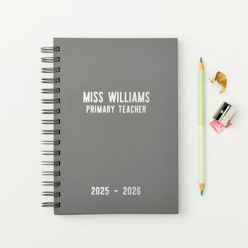 Personalised Teacher's 2025/26 Mid Year Diary, 2 of 10