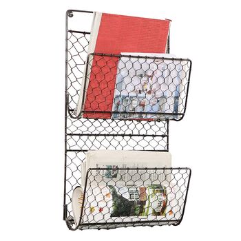 Home Office Wall Mounted Magazine Rack, 2 of 5
