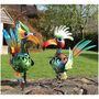Bird Weather Resistant Metal Garden Statue, thumbnail 2 of 2