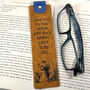 Personalised Daddy Bear Leather Bookmark, thumbnail 1 of 8