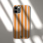 Orange Stripes Eco Phone Case, thumbnail 6 of 6