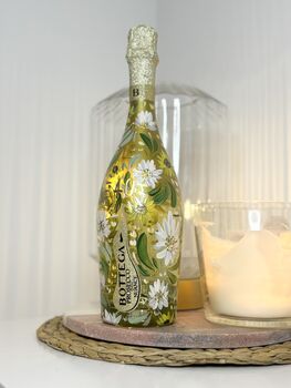 Personalised Hand Painted Floral Birthday Bottle, 3 of 6