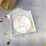 Newly Wedding Couple Christmas Ceramic Gift Decoration, thumbnail 2 of 3