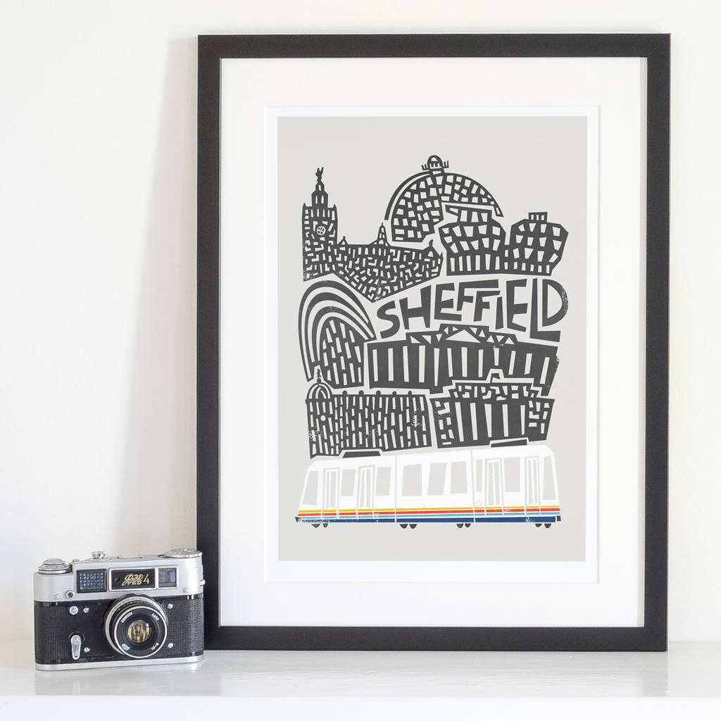 Sheffield City Print By Fox & Velvet