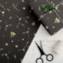 Luxury Botanical Christmas Wrapping Paper, Mistletoe, thumbnail 3 of 4