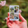 Four Photo And Message Valentine's Day Metal Wallet Card, thumbnail 1 of 4