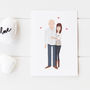 Hand Painted Personalised Couples Portrait, thumbnail 3 of 3