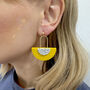 Millie Mustard Polymer Clay Earrings, thumbnail 6 of 6