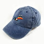 Vintage Toucan Embroidered Washed Cotton Hat, thumbnail 5 of 8