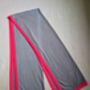 Personalised Grey Neon Pink 100% Cashmere Wrap Gift, thumbnail 3 of 8