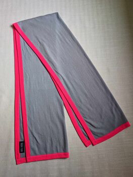 Personalised Grey Neon Pink 100% Cashmere Wrap Gift, 3 of 8