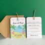 St Lucia Save The Date Luggage Tag, thumbnail 6 of 8