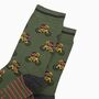 Men's Bamboo Socks Khaki Mountain Bikers, thumbnail 3 of 4