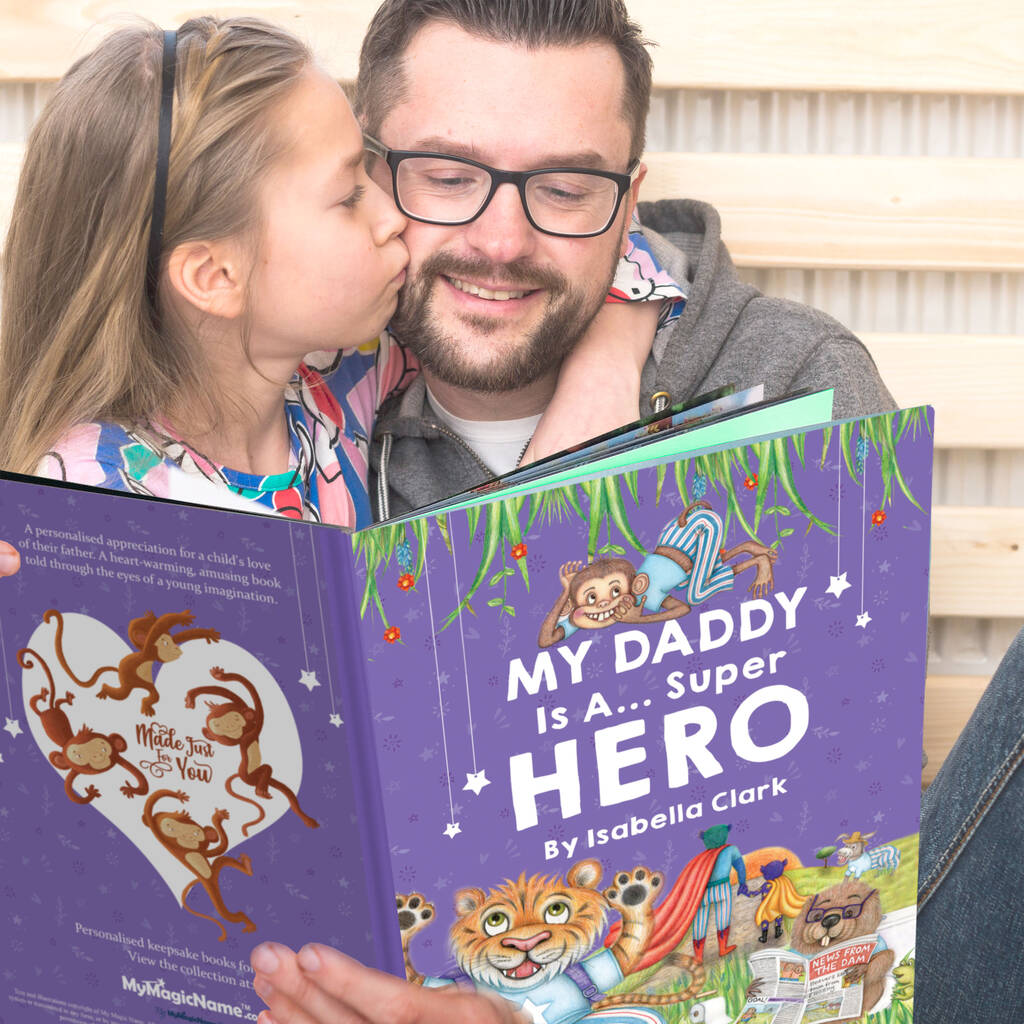 Personalised Daddy Hero Book 'My Daddy Is A… Superhero', 1 of 10