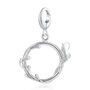 Sterling Silver Butterfly Ring Necklace, thumbnail 7 of 8