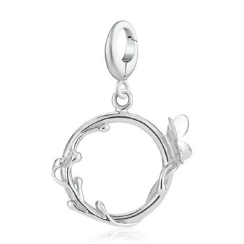 Sterling Silver Butterfly Ring Necklace, 7 of 8