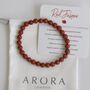Men's Red Jasper Crystal Bracelet Gift For Him, thumbnail 1 of 5