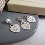 Personalised Heart Charm With Paw Prints, thumbnail 1 of 8