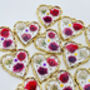 Heart Necklace With Gypsophila Flowers In Silver Or Gold, thumbnail 5 of 12