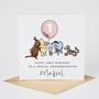 Personalised Winnie The Pooh + Friends Niece 3rd Birthday Card *Age Options, thumbnail 2 of 3
