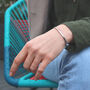 Open Geometric Adjustable Bangle, thumbnail 7 of 7