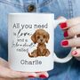 Personalised All You Need Is Love And A Labradoodle Mug, thumbnail 1 of 3