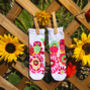 Brazilian Floral Owl Children's Socks, thumbnail 1 of 1