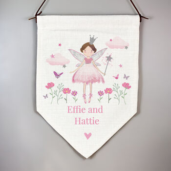 Personalised Fairy Princess Wall Art Banner, 3 of 4