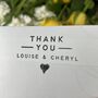 Personalised Thank You Rubber Stamp, thumbnail 7 of 8