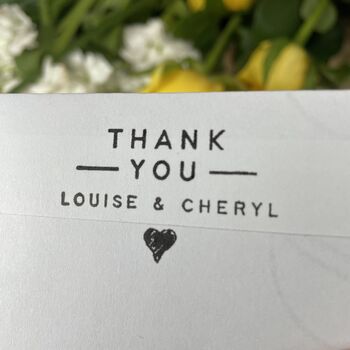 Personalised Thank You Rubber Stamp, 7 of 8