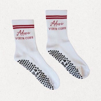 'Adore Your Core' Grip Socks, 3 of 3