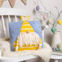 Easter Gonk Cushion Cover Intermediate Knitting Kit, thumbnail 1 of 8