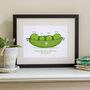 Peas In A Pod Personalised Family Print, thumbnail 3 of 7
