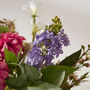 Dahlia Floral Bouquet In Glass Vase, thumbnail 4 of 5