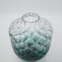 Green Art Deco Glass Vase, thumbnail 2 of 4