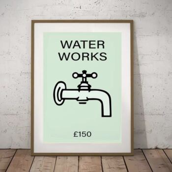 Water Works Hand Made Print, 2 of 2