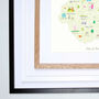 Map Of West Yorkshire Art Print, thumbnail 8 of 8