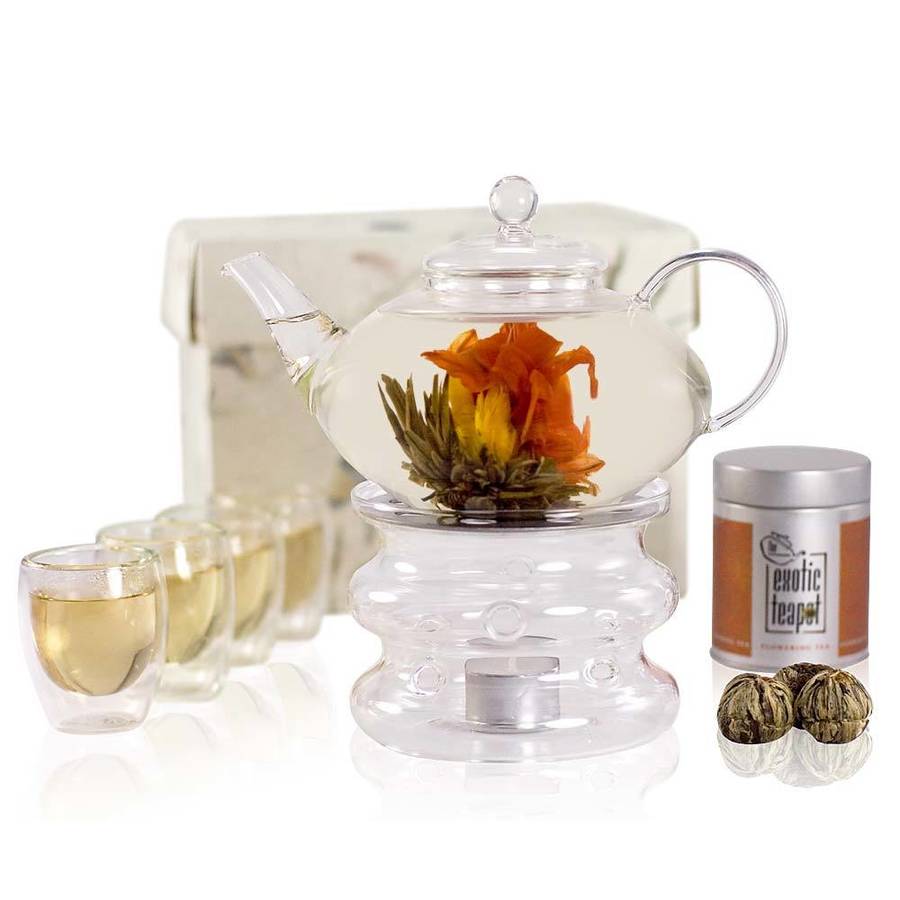 imperial flowering tea gift set by the exotic teapot