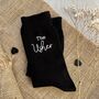 Personalised The Usher Wedding Day Socks, thumbnail 2 of 5