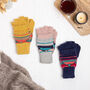 Fun Stripe Knit Gloves, thumbnail 3 of 5