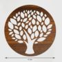 Wooden Tea Coaster With Stand Tree Design, thumbnail 4 of 7